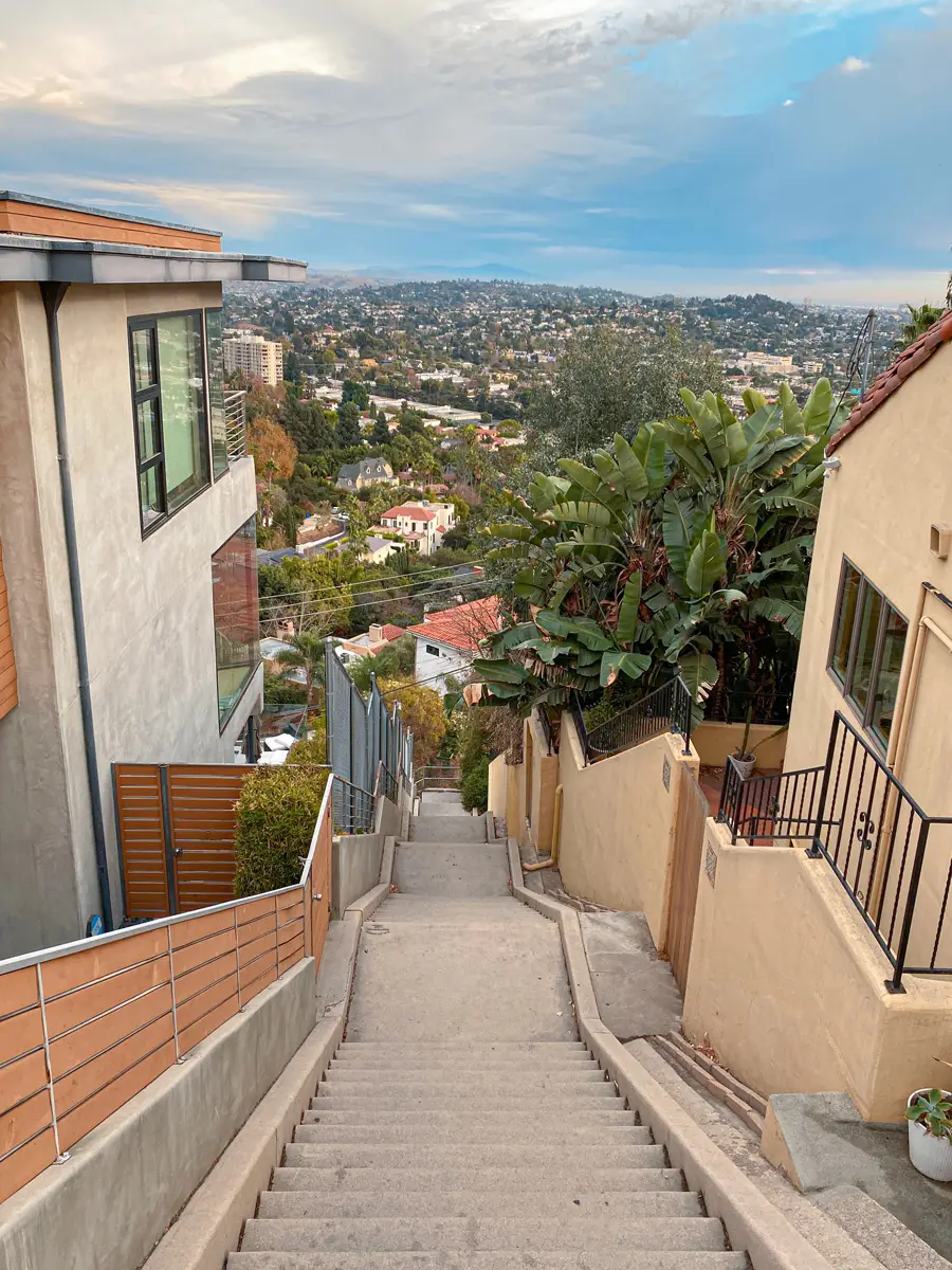 カリフォルニア州ロサンゼルスのロスフェリスの秘密の階段