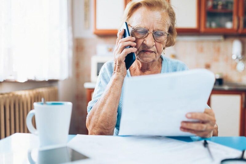 elderly woman finding low income housing