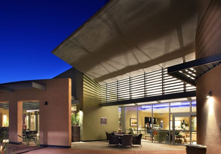 beatitudes campus ext dusk 2 768x538