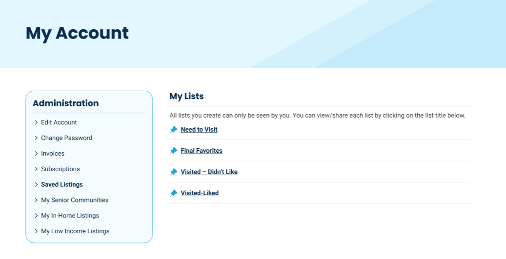 my account