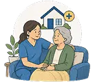 add in home or hospice care