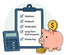 learn how families pay for care