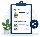 saving and sharing lists image