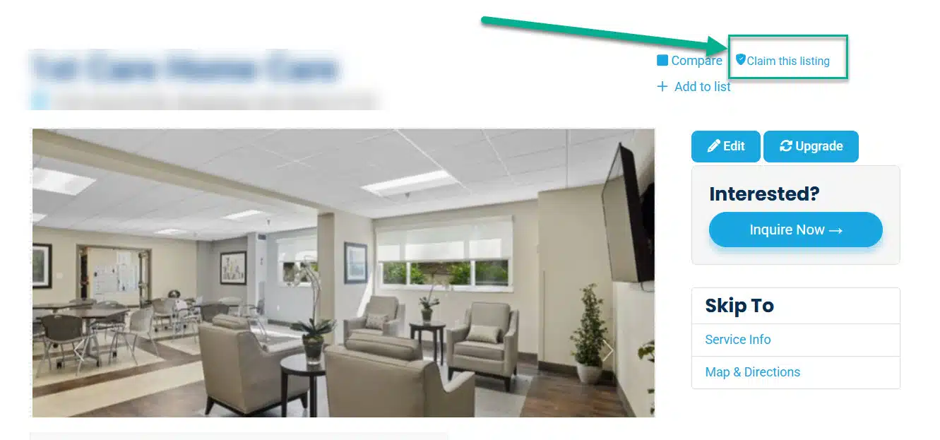 claim listing main